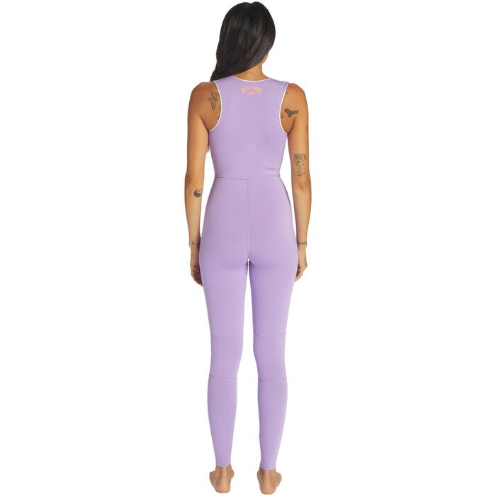 2024 Billabong Mujer Sol Sistah 2mm Long Jane Wetsuit ABJW700101 - Lilac Love